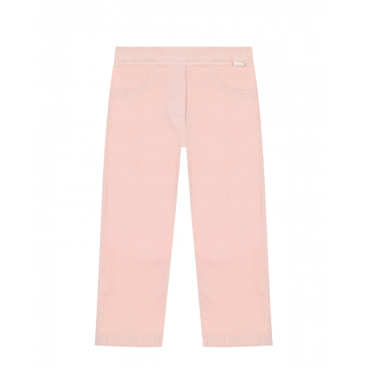 Розовые вельветовые брюки IL Gufo | Фото 1