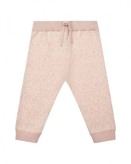 Вязаные розовые брюки Dolce&Gabbana | Фото 1