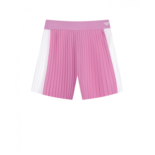 Розовые шорты плиссе Emporio Armani | Фото 1