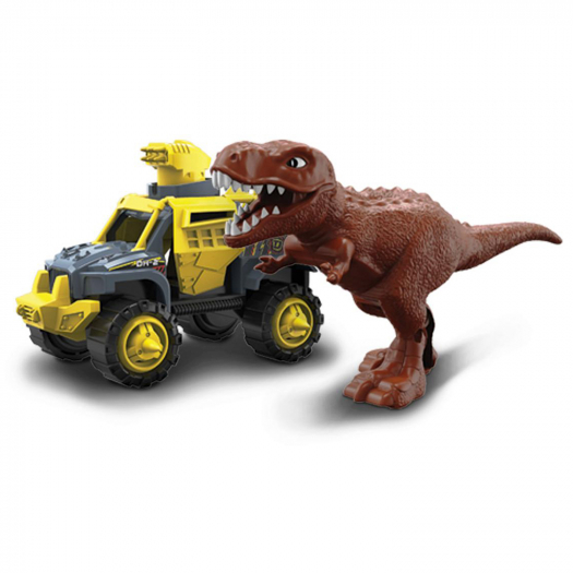 Набор Коричневый Тираннозавр vs Городской Разведчик Snap 'n Play NIKKO | Фото 1