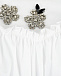 Белое платье с цветами из кристаллов Vivetta | Фото 8