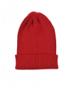 Красная шапка с отворотом