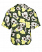 Зеленая рубашка с цветочным принтом MSGM | Фото 4