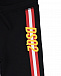 Черные спортивные брюки с полосками Dsquared2 | Фото 3