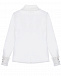 Белая рубашка с отделкой рюшами Monnalisa | Фото 4
