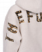Куртка молочного цвета из эко-меха Forte dei Marmi Couture | Фото 8