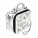 Черно-белая сумка с принтом &quot;Граффити&quot;, 14х18х8 см Dolce&Gabbana | Фото 2