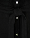 Черное платье с поясом 120% Lino | Фото 6