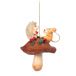 Подвеска &quot;Мышонок и Ежик на грибочке&quot; в ассортименте, 11,5 см Goodwill | Фото 1