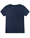 Синяя футболка с графичным принтом IL Gufo | Фото 2