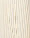 Молочная плиссированная юбка из смесовой шерсти Pietro Brunelli | Фото 10
