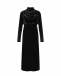 Платье SARA с воротником стойкой, темно-коричневое Pietro Brunelli | Фото 1