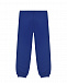 Синие спортивные брюки с желтым логотипом GUCCI | Фото 2