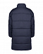 Темно-синее стеганое пальто Emporio Armani | Фото 2