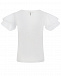 Белая футболка с воланами на рукавах Deha | Фото 5