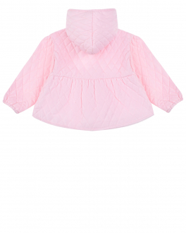 Розовая стеганая куртка с баской IL Gufo Розовый, арт. P22GR175N0001 312 PINK | Фото 2