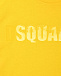 Футболка с лого в тон, желтая Dsquared2 | Фото 3