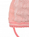 Розовая шапка с узором в форме сердец MaxiMo | Фото 3