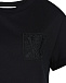 Черная футболка с вышитым вензелем Vivetta | Фото 3