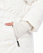 Белая куртка с меховой отделкой на капюшоне Diego M | Фото 10