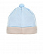 Голубая шапка с коричневым краем Aletta | Фото 2