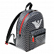 Рюкзак с монограммой бренда, 27х13х37 см Emporio Armani | Фото 2