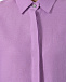 Льняная рубашка лавандового цвета ALINE | Фото 9