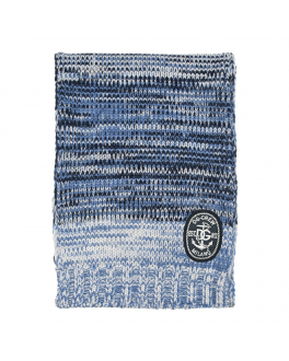Синий меланжевый шарф, 122x22 см Dolce&Gabbana Синий, арт. LBKAA4 JBVQ8 S9000 | Фото 2