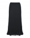 Черная кашемировая юбка Arch4 | Фото 1