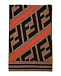 Коричневый шарф с логотипом Fendi | Фото 2