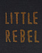 Спортивные брюки с надписью &quot;Little rebel&quot; Sanetta Kidswear | Фото 3