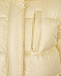 Куртка молочного цвета с воротником-стойкой Woolrich | Фото 6