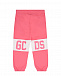 Розовые спортивные брюки с лого GCDS | Фото 2
