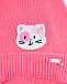 Розовая шапка с белым котенком Il Trenino | Фото 3