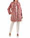 Розовое пальто с отделкой перьями Blancha | Фото 2