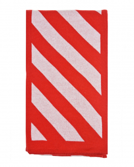 Красный шарф, 140x19 см Off-White Красный, арт. OGMA001F21KNI001 2501 | Фото 2