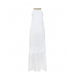Белое платье со стразами 120% Lino | Фото 1
