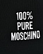 Шорты с принтом &quot;100% Pure Moschino&quot;, черные  | Фото 3