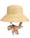 Соломенная шляпа с завязками IL Gufo | Фото 1