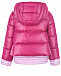 Розовая пуховая куртка с капюшоном Moncler | Фото 3