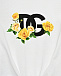 Футболка с принтом &quot;желтые розы&quot; Dolce&Gabbana | Фото 3