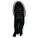 Черные кроссовки с серой вставкой Dsquared2 | Фото 4