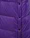 Стеганое двусторонне пальто, фиолетовое Yves Salomon | Фото 11