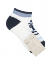 Белые спортивные носки с лого