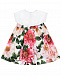 Платье с цветочным принтом и аппликацией Dolce&Gabbana | Фото 2