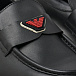 Черные лоферы с красным лого Emporio Armani | Фото 7