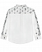 Белая рубашка с принтом &quot;ноты&quot; Stella McCartney | Фото 3
