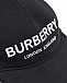Черная бейсболка с вышивкой London England Burberry | Фото 3