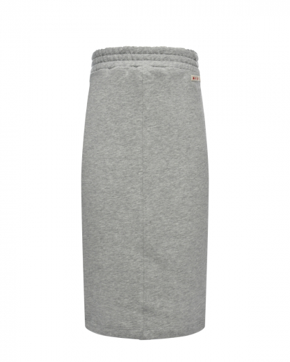 Трикотажная юбка, серая MARNI | Фото 1