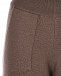 Коричневые трикотажные брюки Panicale | Фото 6